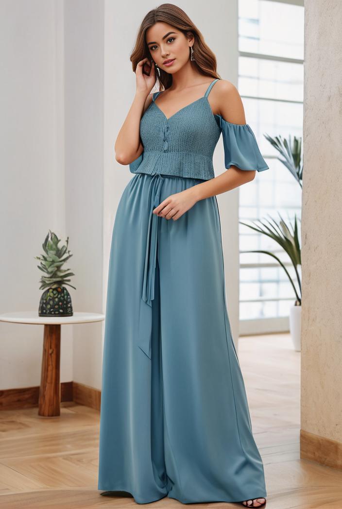 off shoulder spaghetti strap a line maternity dress 136047