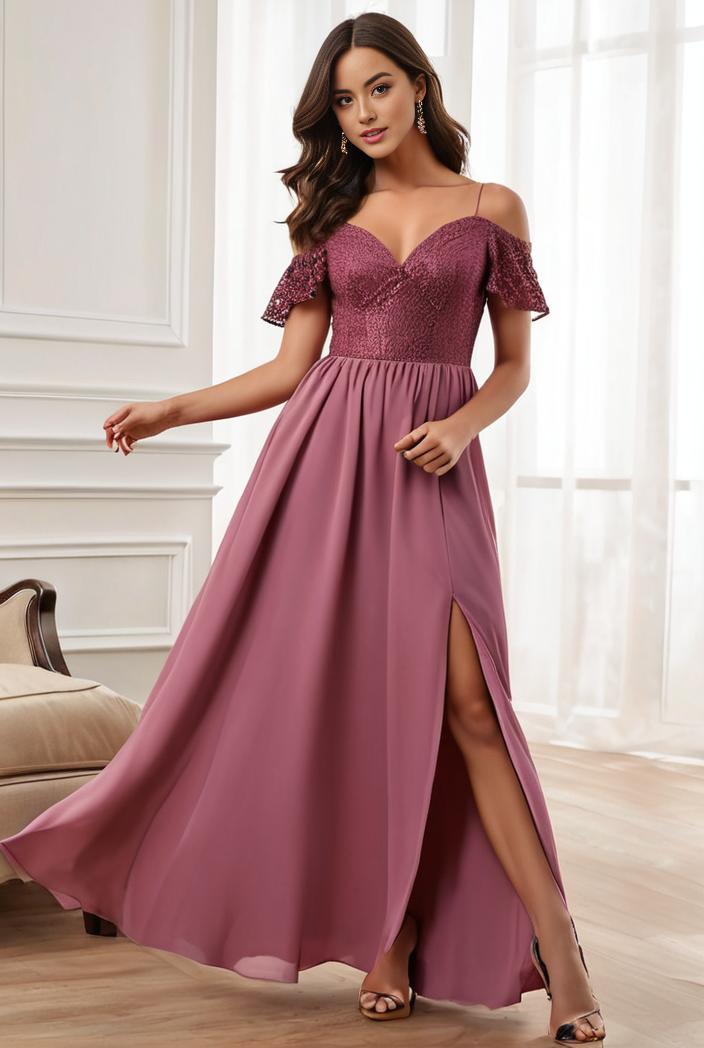 off shoulder spaghetti strap a line maternity dress 136062