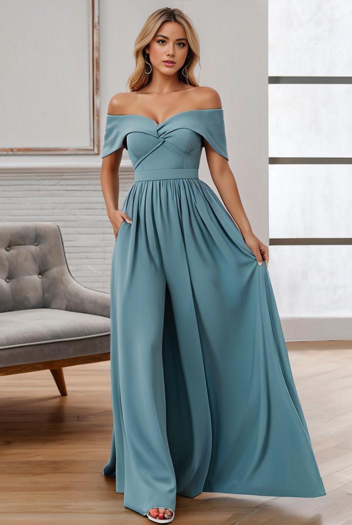 off shoulder spaghetti strap a line maternity dress 136070