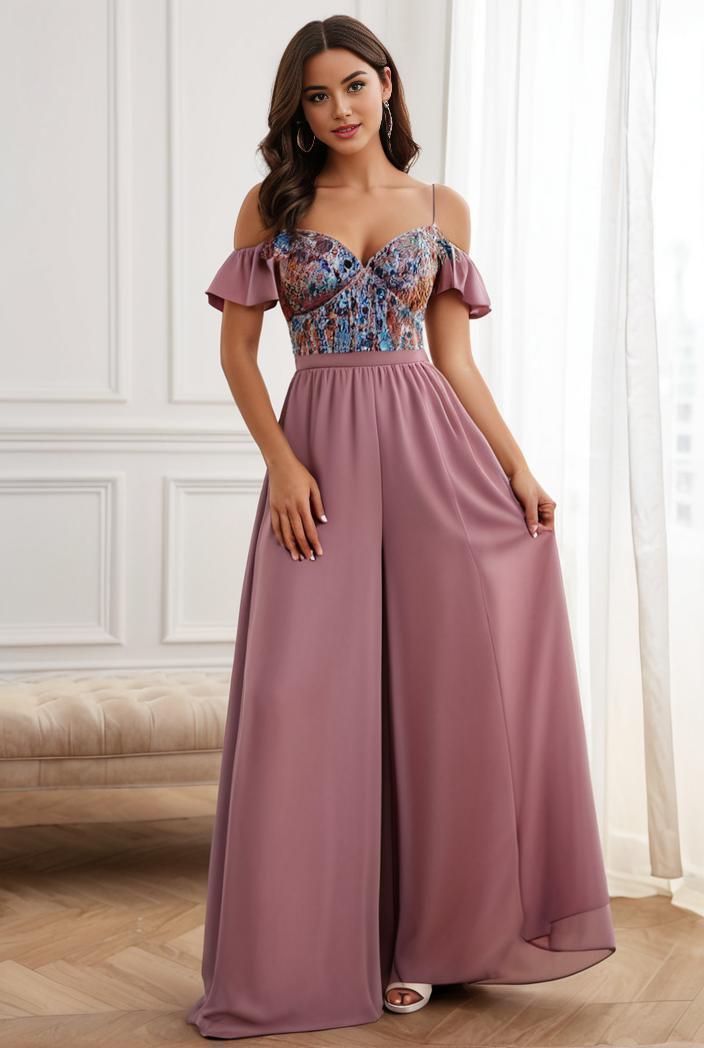 off shoulder spaghetti strap a line maternity dress 136086
