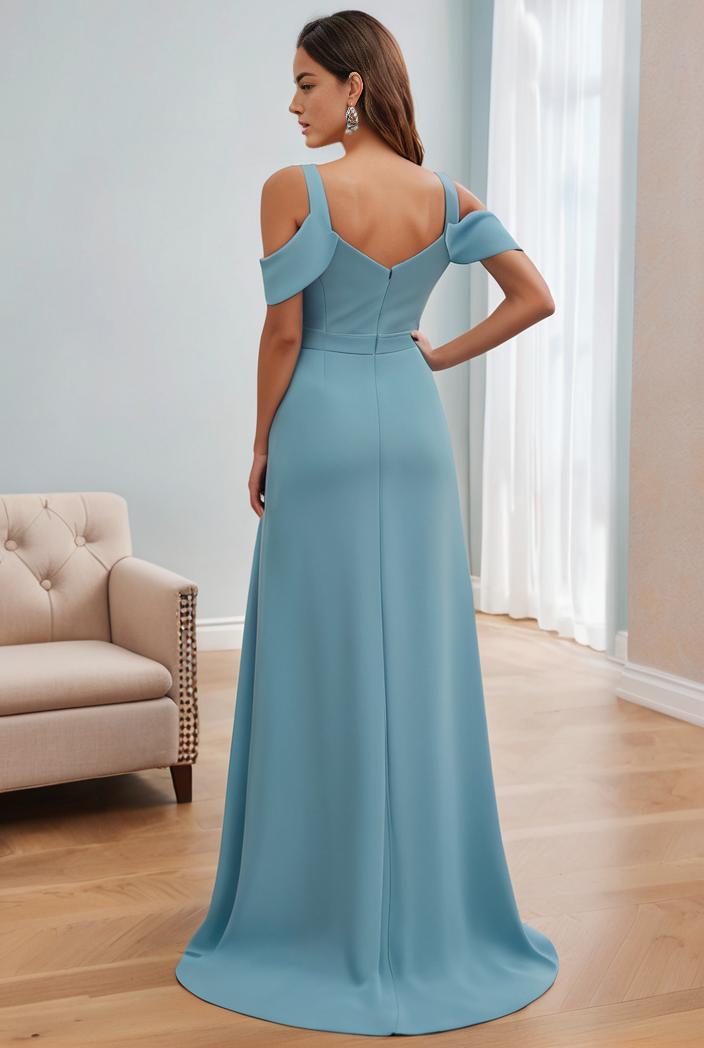 off shoulder spaghetti strap a line maternity dress 136099