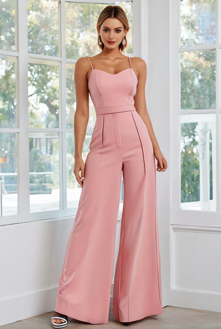 flowy chiffon one shoulder with three straps bridesmaid dress 126795