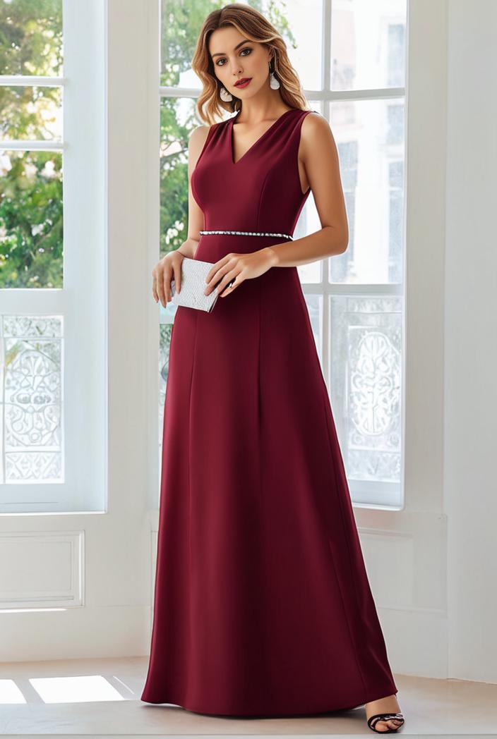 flowy chiffon one shoulder with three straps bridesmaid dress 126803
