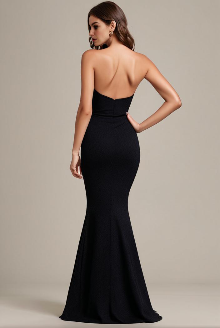 glitter spaghetti strap u veck open back bodycon stretchy evening dress 127032