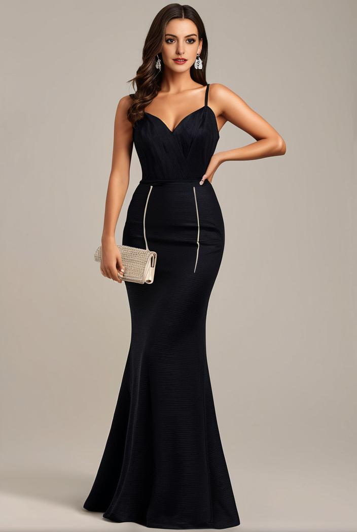 glitter spaghetti strap u veck open back bodycon stretchy evening dress 127039