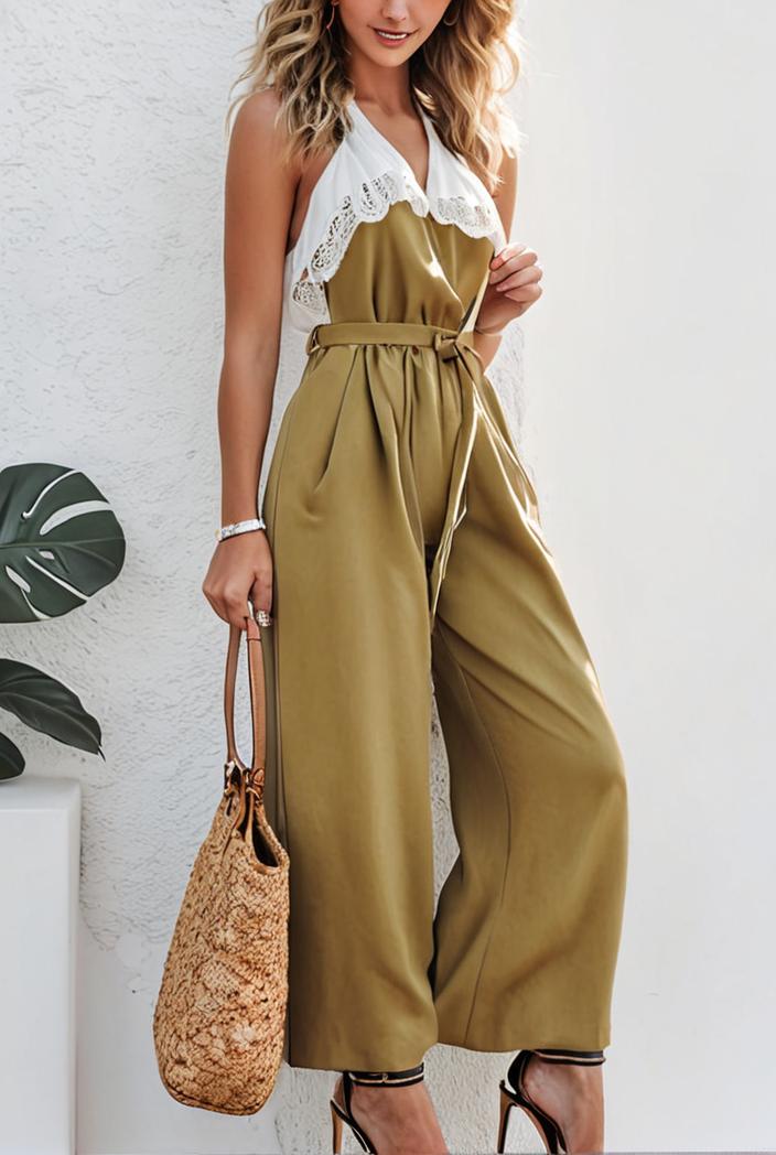 boho sleeveless long jumpsuit with pockets women s casual baggy overall 135918