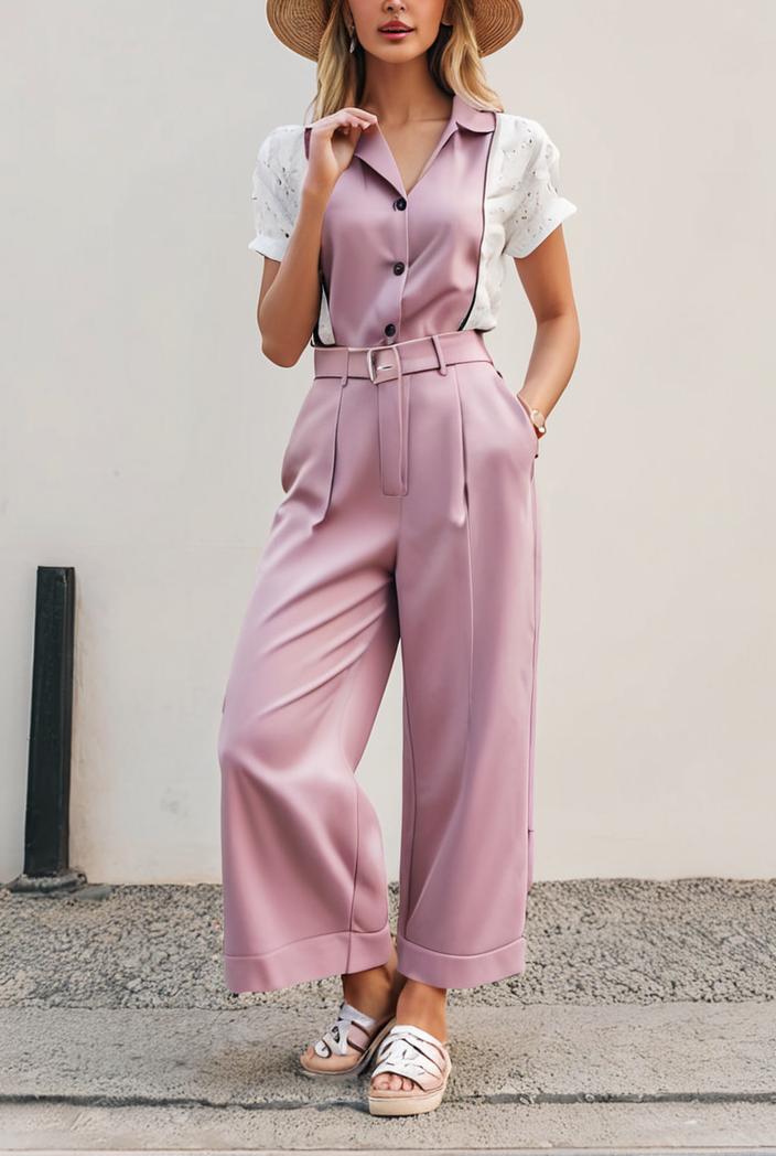 boho sleeveless long jumpsuit with pockets women s casual baggy overall 135966