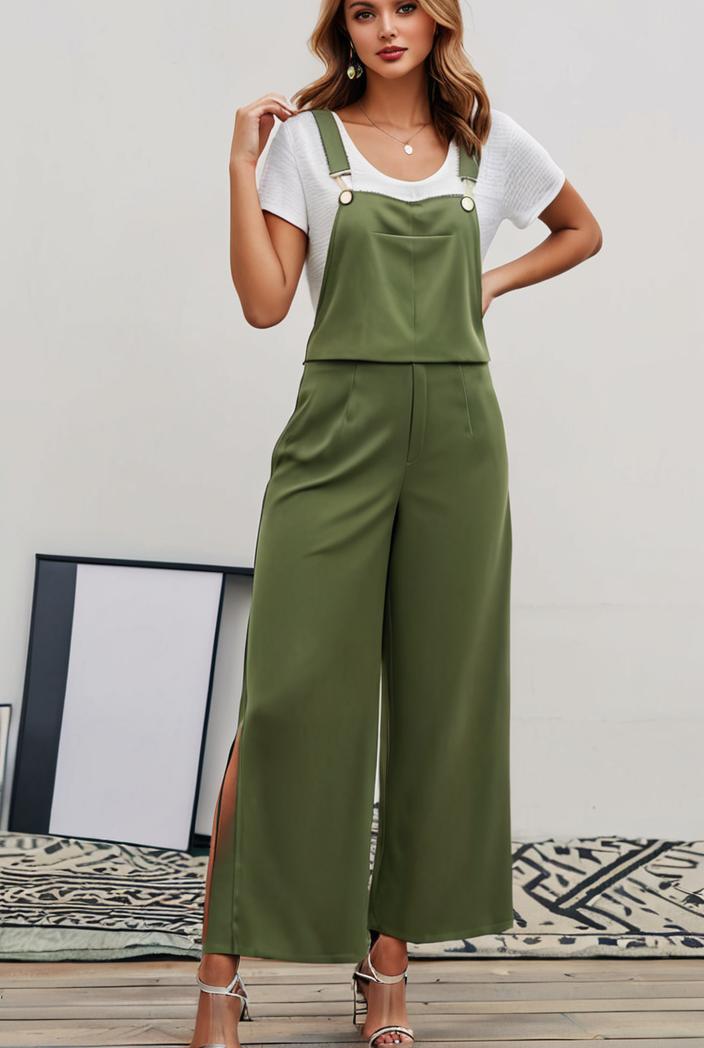 boho sleeveless long jumpsuit with pockets women s casual baggy overall 135978
