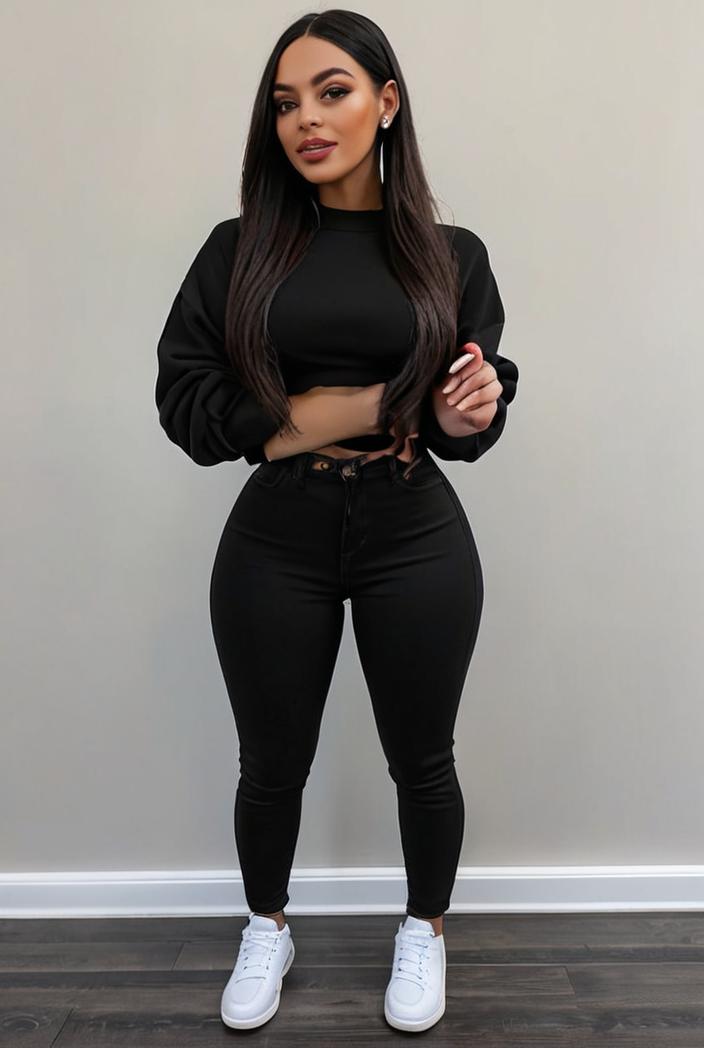casual drawstring pants and hoodie combo set for women 137560