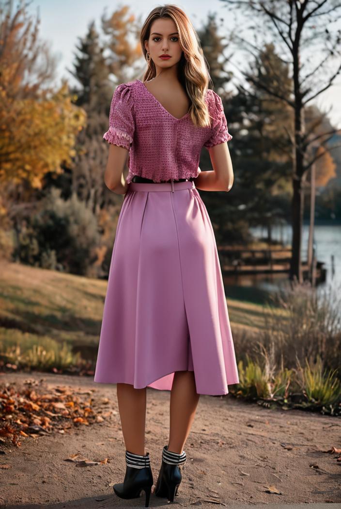 deep v neck lace chiffon bridesmaid dress with asymmetrical hem 101681