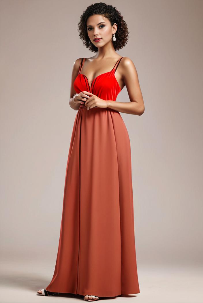 convertible chiffon lace open back spaghetti straps bridesmaid dress 127626
