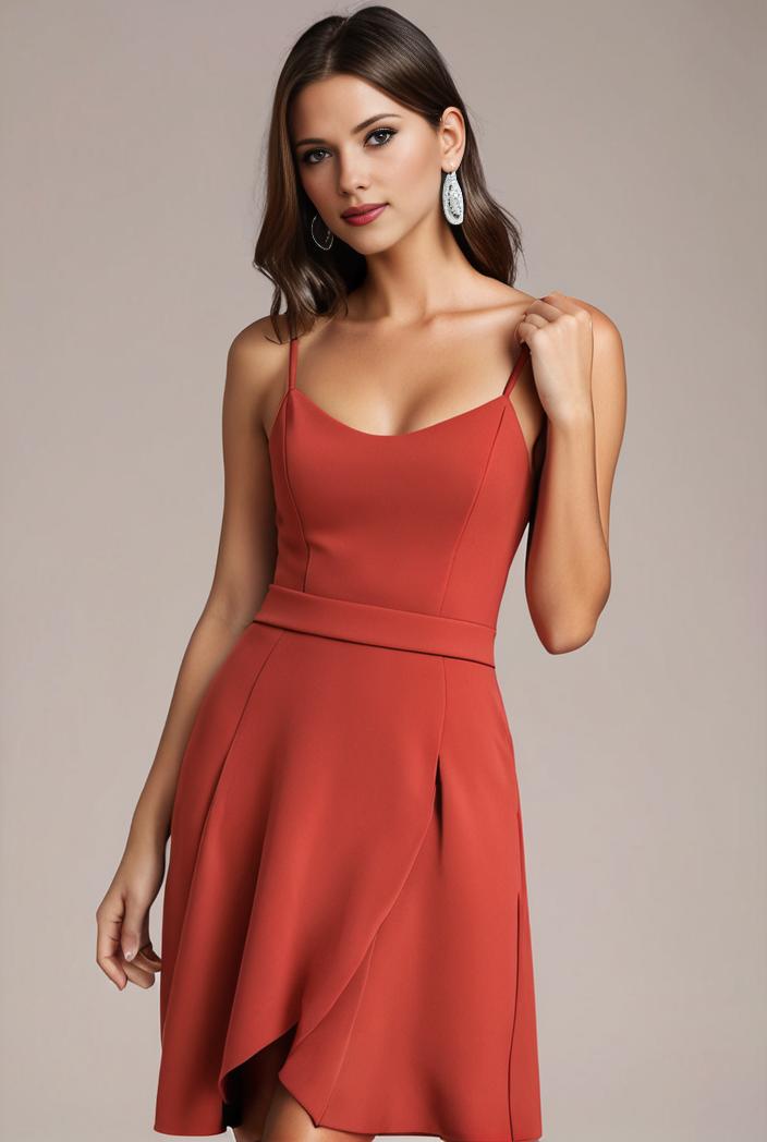convertible chiffon lace open back spaghetti straps bridesmaid dress 127646