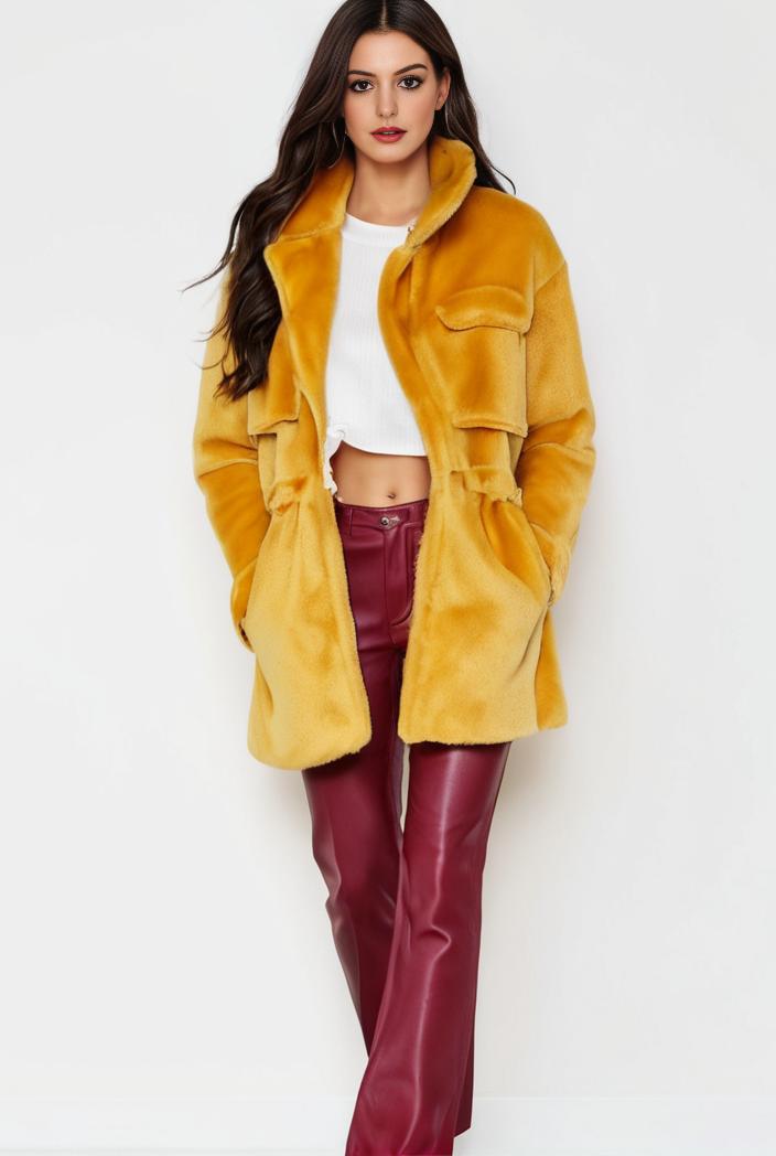 cozy winter teddy coat for women 145608