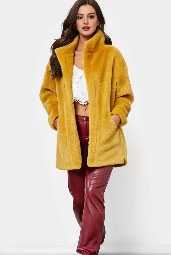 cozy winter teddy coat for women 145612