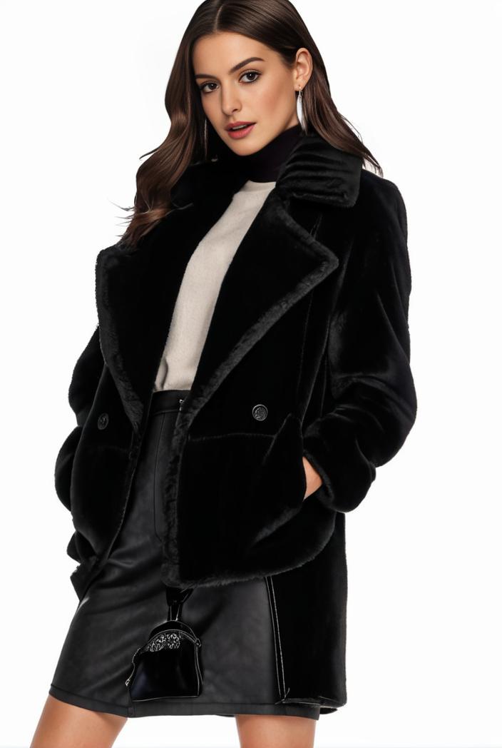 cozy winter teddy coat for women 145628