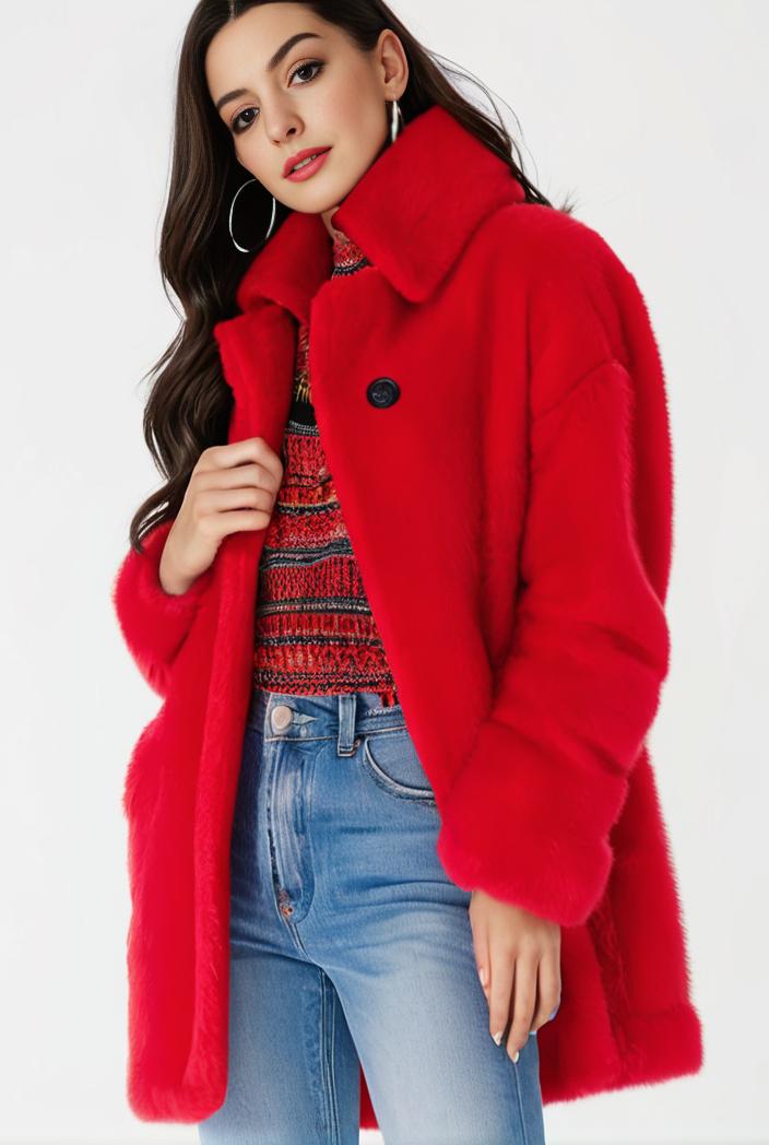 cozy winter teddy coat for women 145642