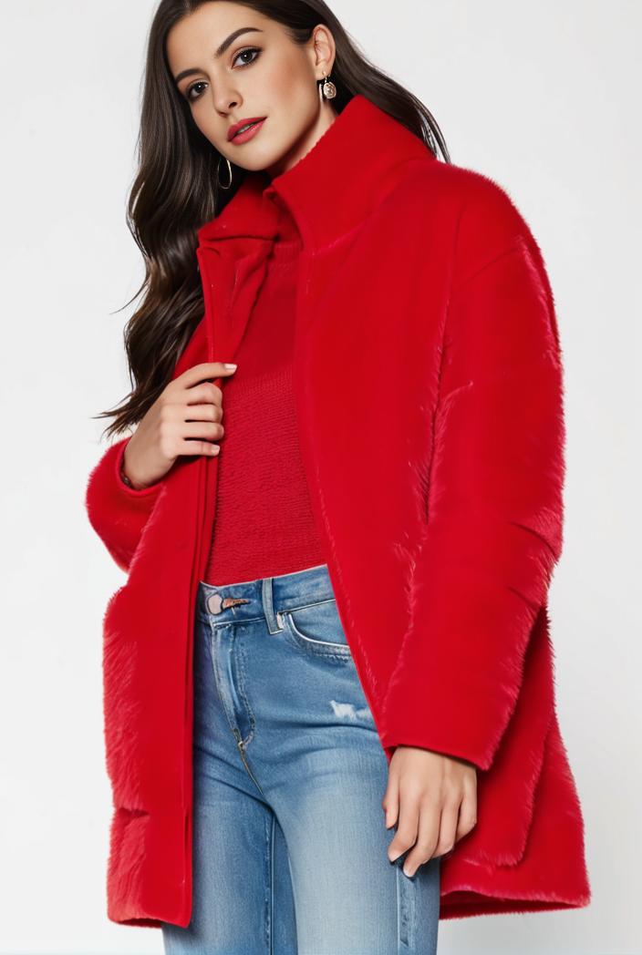 cozy winter teddy coat for women 145643