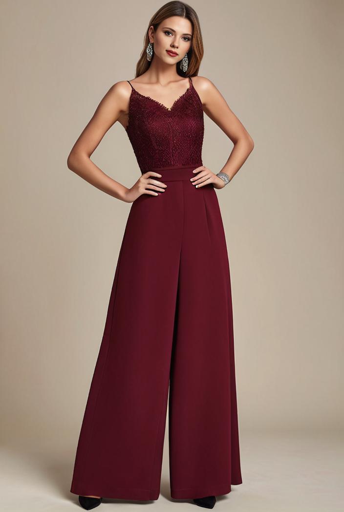 elegant chiffon maxi evening dress with lace cap sleeve 131354