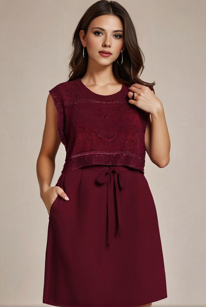 elegant chiffon maxi evening dress with lace cap sleeve 131361