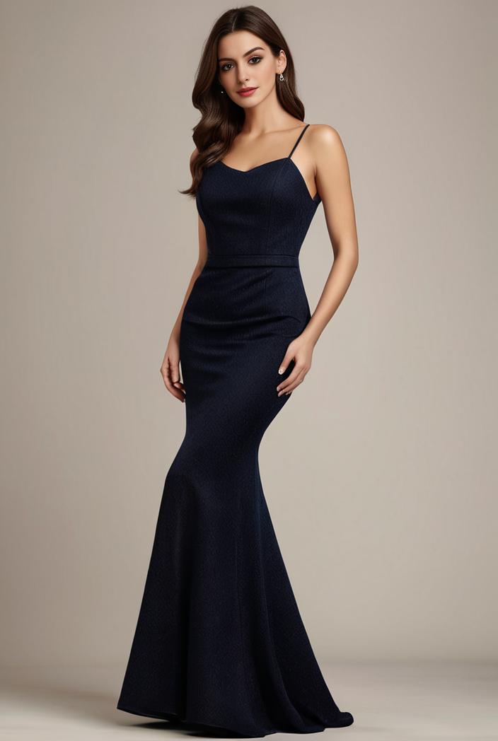 glitter spaghetti strap u veck open back bodycon stretchy evening dress 124355
