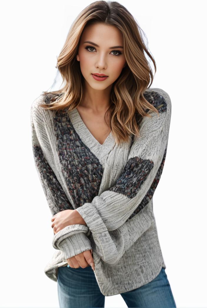 plus size casual sweatshirt women s plus geometric print long sleeve round neck half zipper slight stretch pullover top 144560