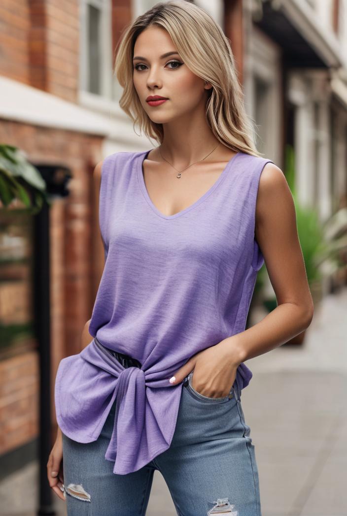 tops pleated hollow square neck sleeveless tank top 112709