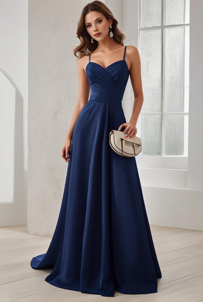 convertible chiffon lace open back spaghetti straps bridesmaid dress 121696