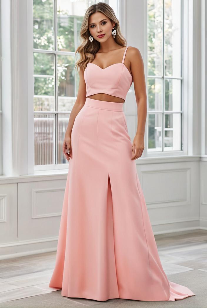 convertible chiffon lace open back spaghetti straps bridesmaid dress 121721