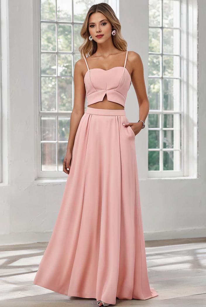 convertible chiffon lace open back spaghetti straps bridesmaid dress 121731