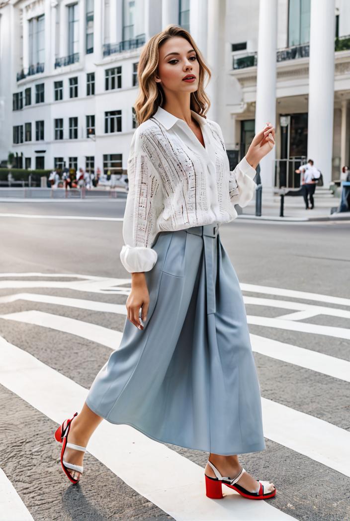 elegant one size women s pleated swing skirts 127218
