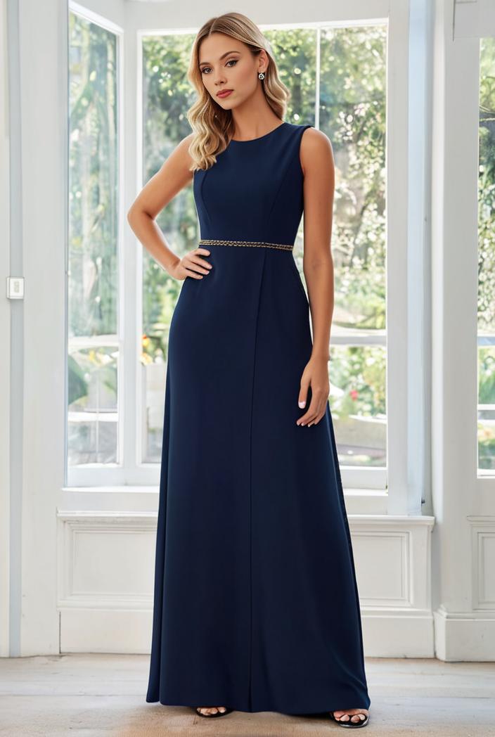 flowy chiffon one shoulder with three straps bridesmaid dress 131663