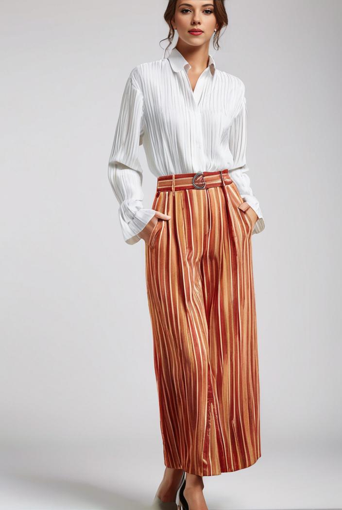 pleated high waist commuting temperament maxi dress 136052