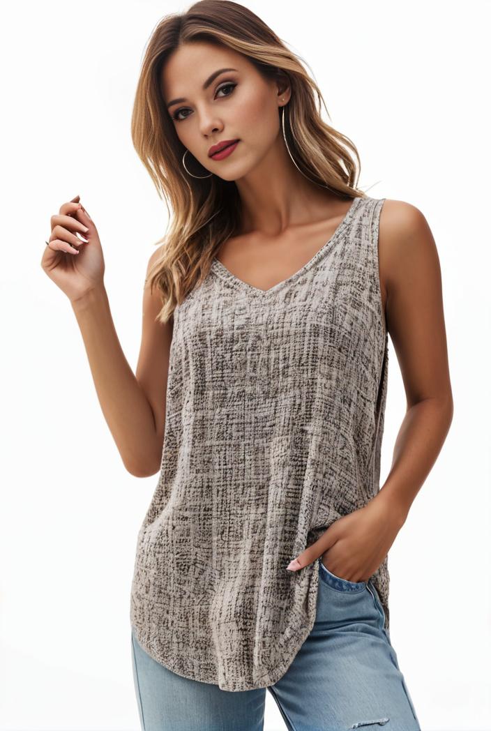 plus size boho tank top women s plus paisley print square neck medium stretch ruched tank top 138064