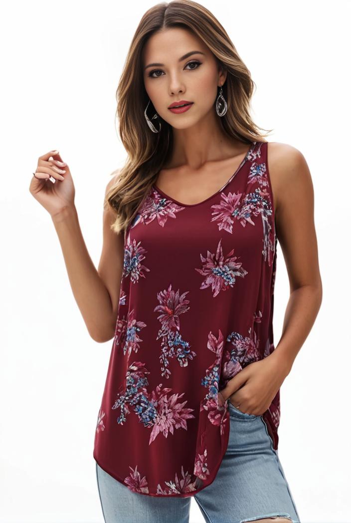 plus size boho tank top women s plus paisley print square neck medium stretch ruched tank top 138072