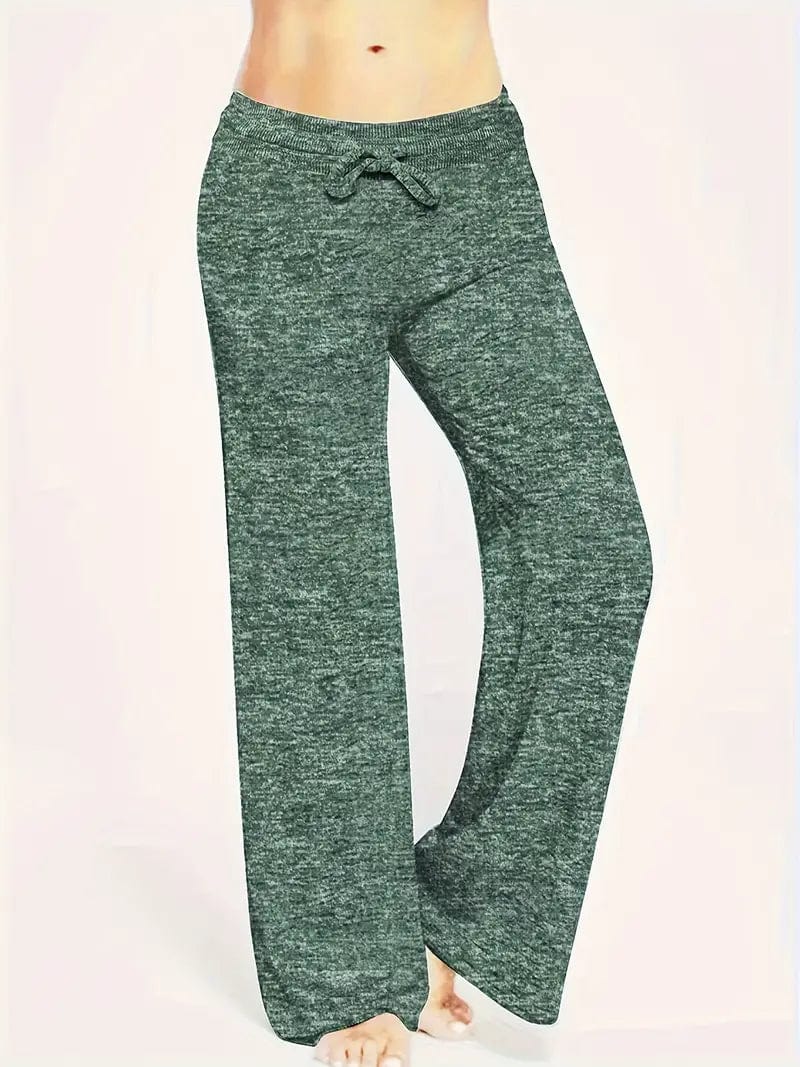 Paw Print Drawstring Loose Pants, Comfy Women's Trousers