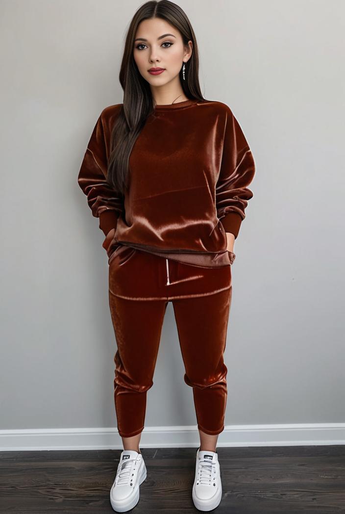 casual drawstring pants and hoodie combo set for women 143757