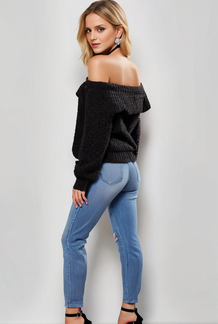 curvy high waist ripped raw hem cropped skinny denim jeans 114413