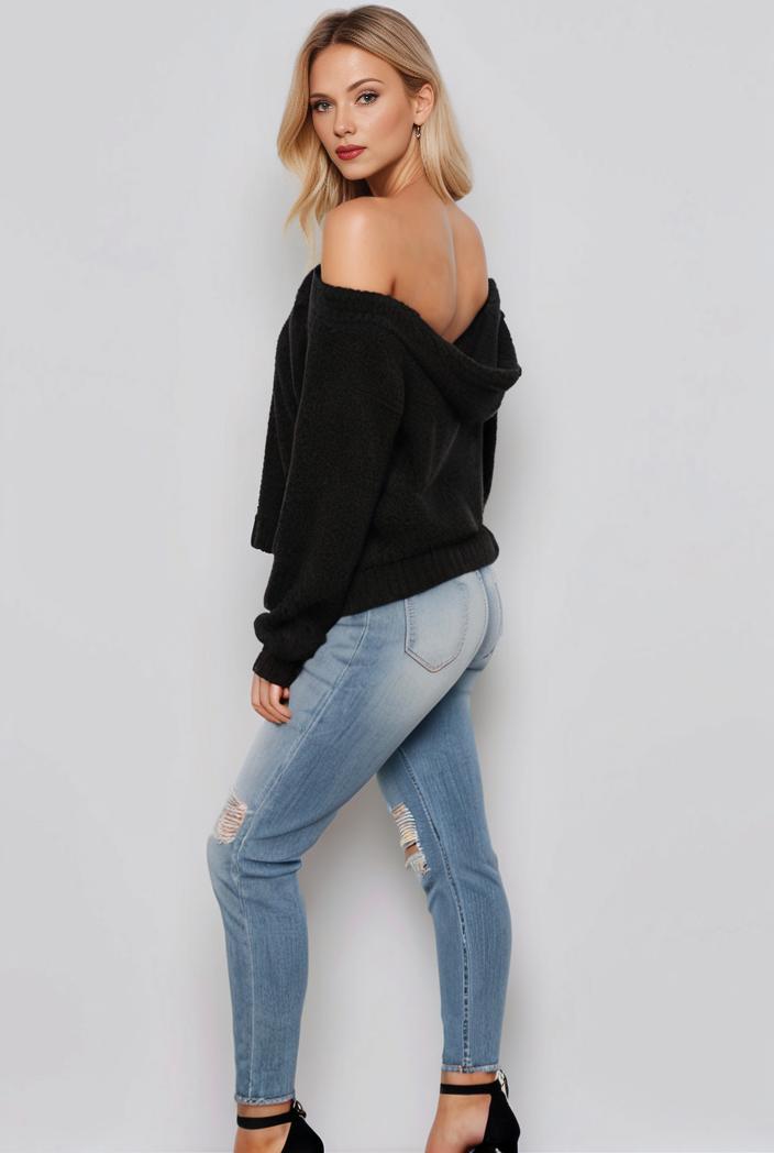 curvy high waist ripped raw hem cropped skinny denim jeans 128725