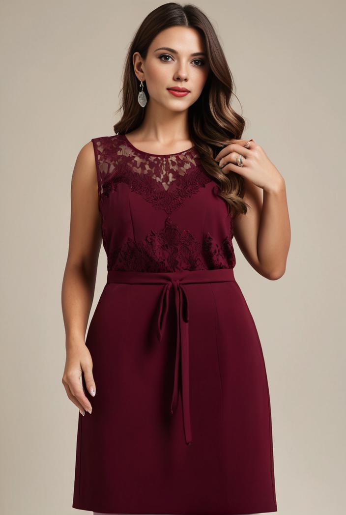 elegant chiffon maxi evening dress with lace cap sleeve 130956