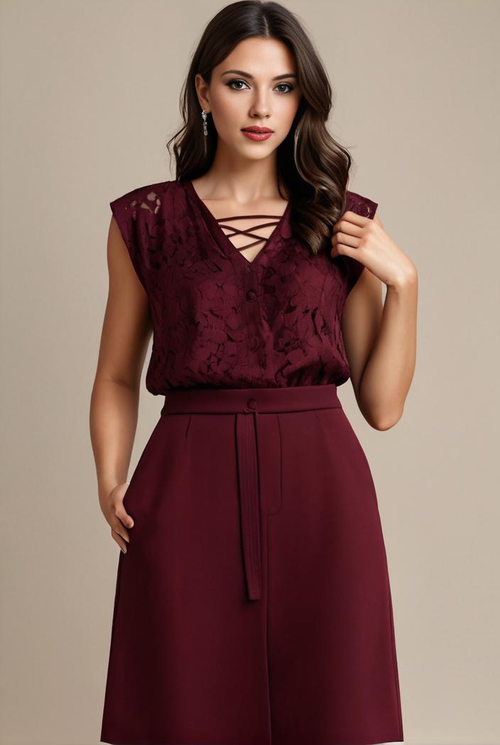 elegant chiffon maxi evening dress with lace cap sleeve 130964