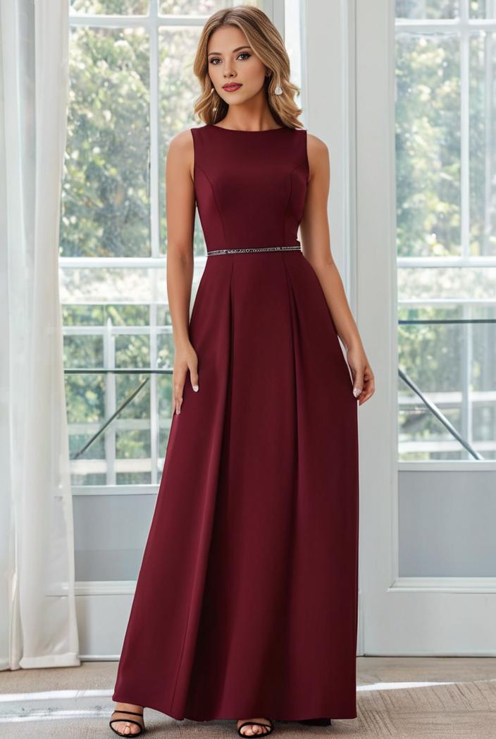 flowy chiffon one shoulder with three straps bridesmaid dress 137391