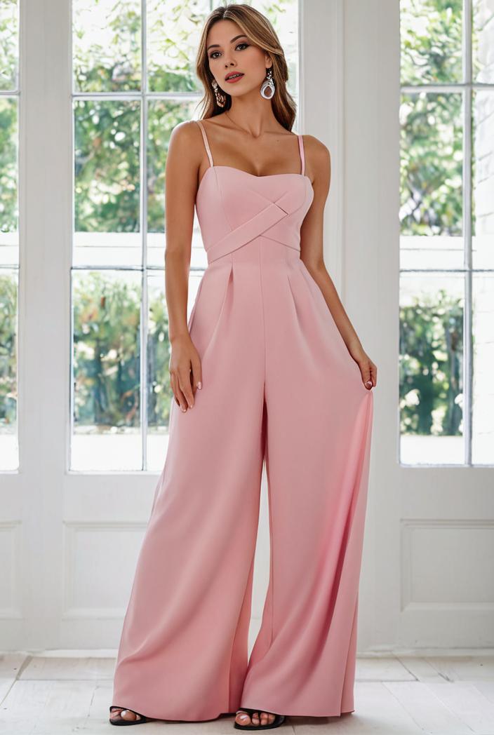 flowy chiffon one shoulder with three straps bridesmaid dress 137440