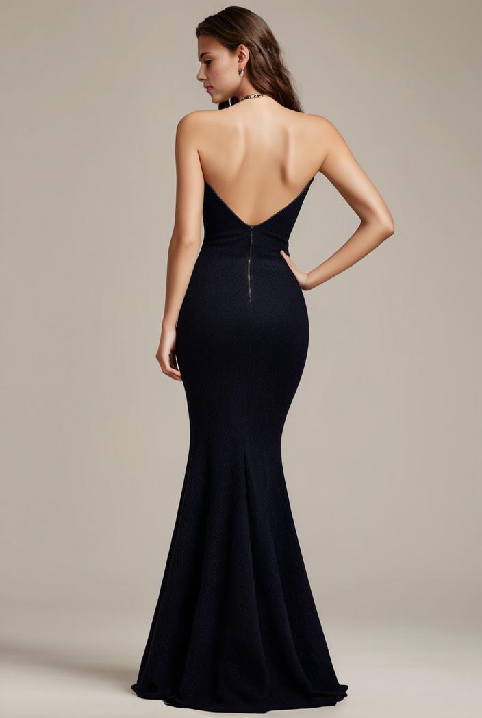 glitter spaghetti strap u veck open back bodycon stretchy evening dress 137805