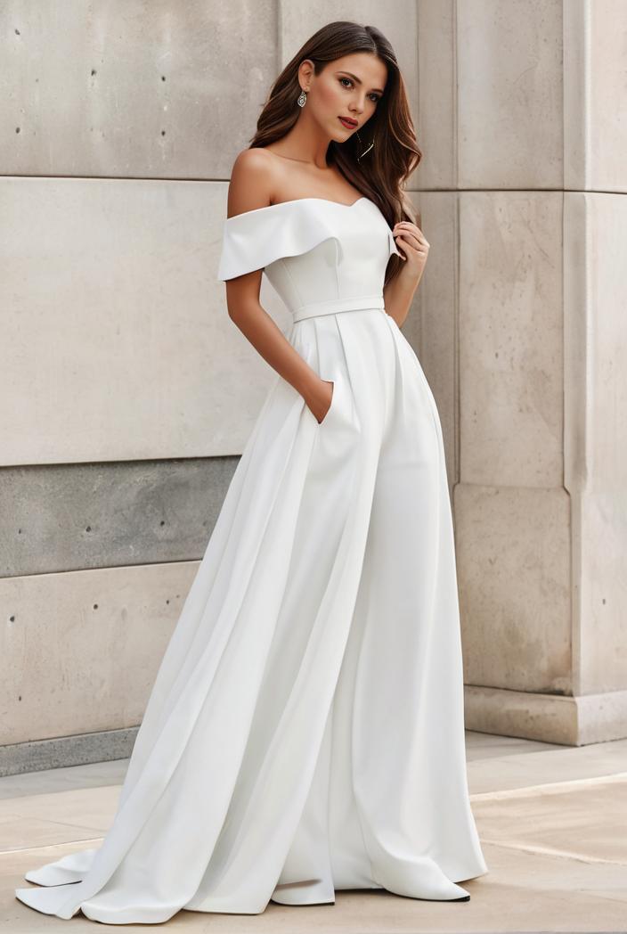 off shoulder spaghetti strap a line maternity dress 141321