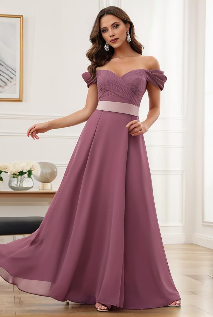 off shoulder spaghetti strap a line maternity dress 141324