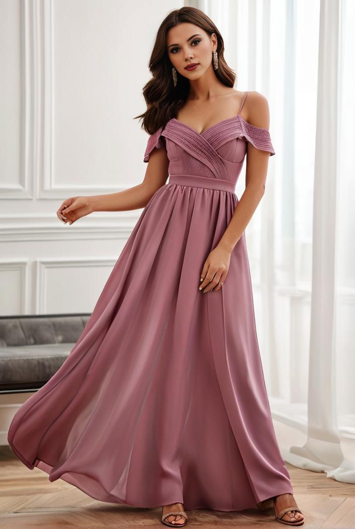 off shoulder spaghetti strap a line maternity dress 141331