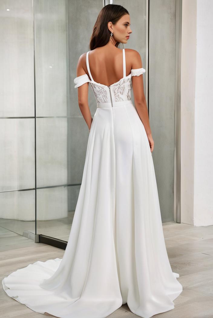 off shoulder spaghetti strap a line maternity dress 141354