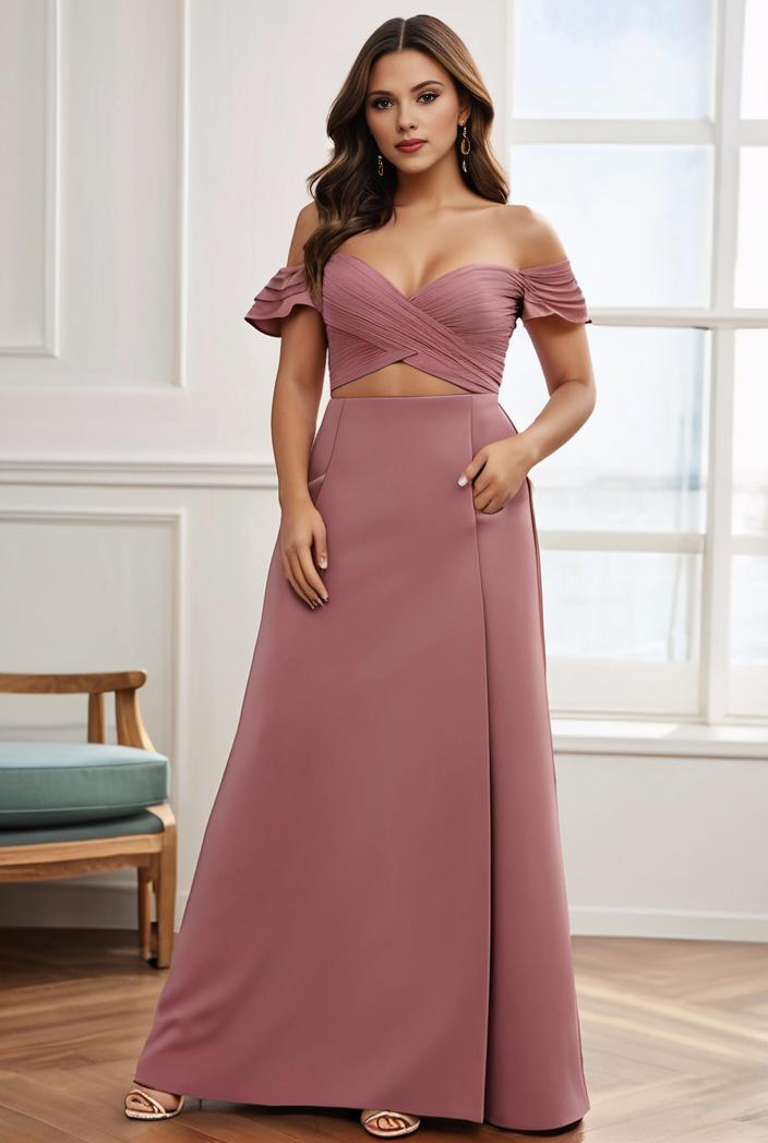 off shoulder spaghetti strap a line maternity dress 141369