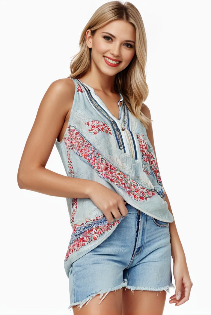 plus size boho tank top women s plus paisley print square neck medium stretch ruched tank top 143688