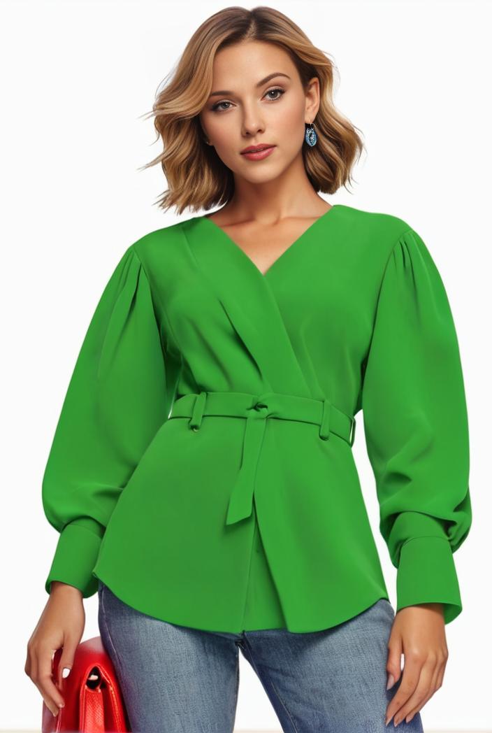 plus size casual blouse women s plus solid button up lantern sleeve turn down collar nipped waist blouse 143739